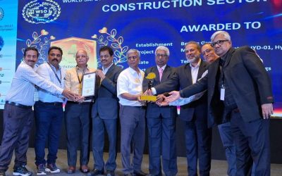 Bearys win the coveted “Outstanding Performance in Construction OHS&E Excellence Award” from WSO India