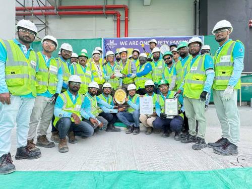 Achieving 7 Million Safe Manhours at Hyderabad Data Center.