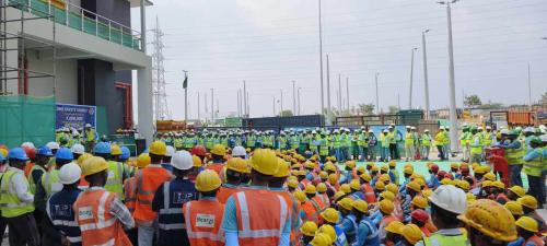 Achieving 7 Million Safe Manhours at Hyderabad Data Center.