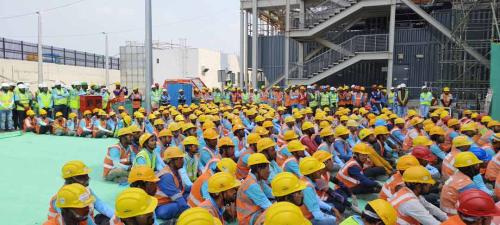 Achieving 7 Million Safe Manhours at Hyderabad Data Center.