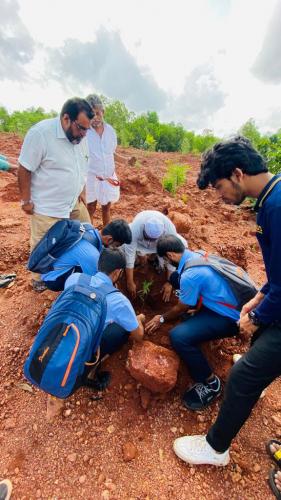 Celebrating World Green Building week by planting saplings