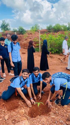 Celebrating World Green Building week by planting saplings