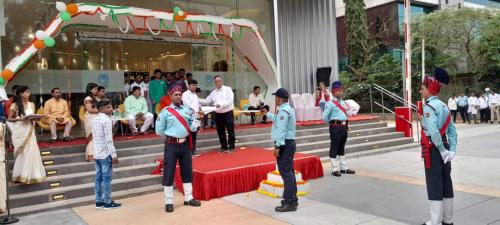 Independence day celebration at NTT Data Centre, Mahape, Mumbai