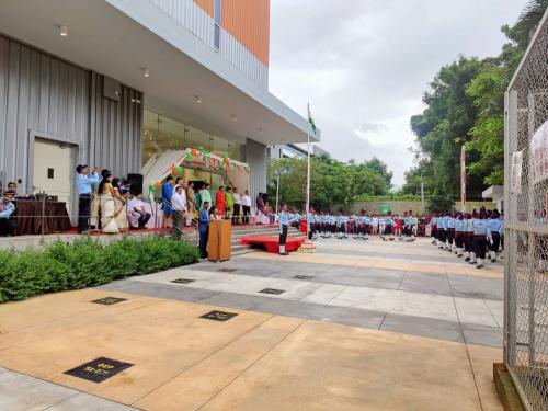 Independence day celebration at NTT Data Centre, Mahape, Mumbai