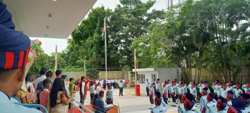 Independence day celebration at NTT Data Centre, Mahape, Mumbai